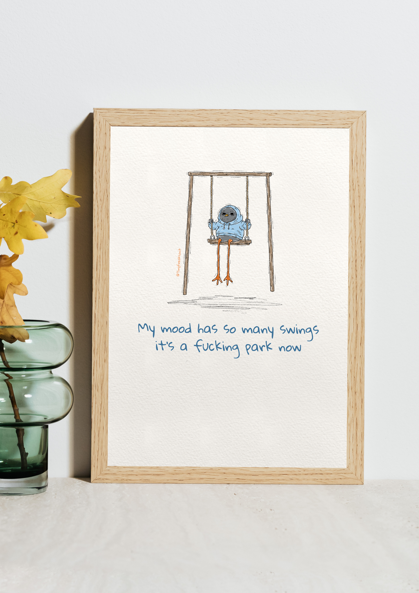 Why am I so moody? Original Print