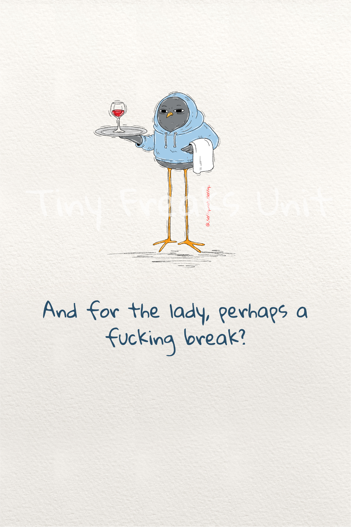 Take a Break Original Print