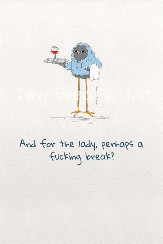 Take a Break Original Print