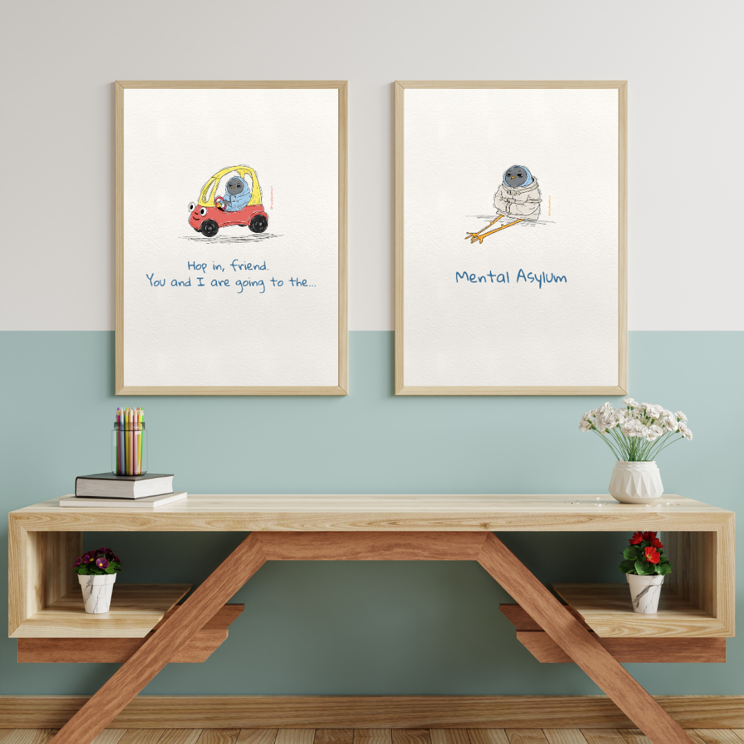 Hop On Friend 2 Original Prints