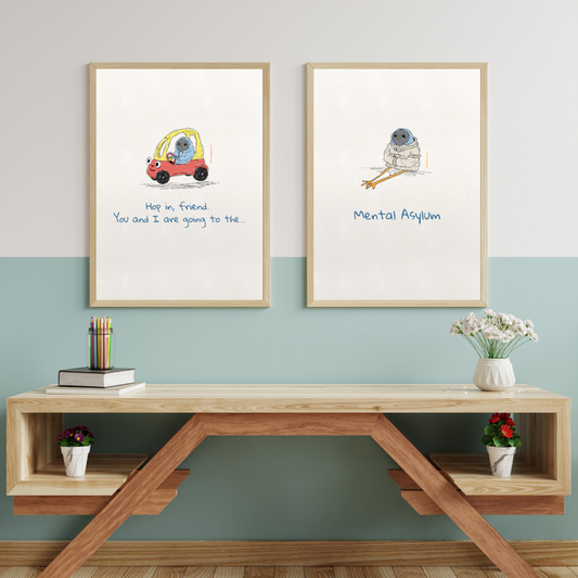 Hop On Friend 2 Original Prints