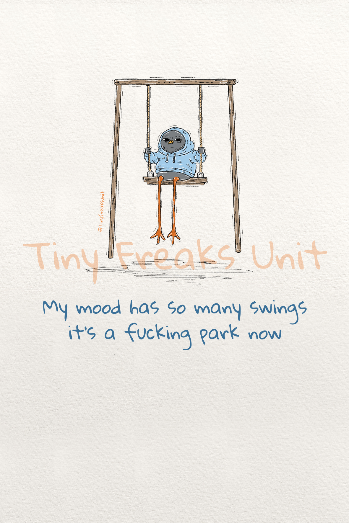 Why am I so moody? Original Print