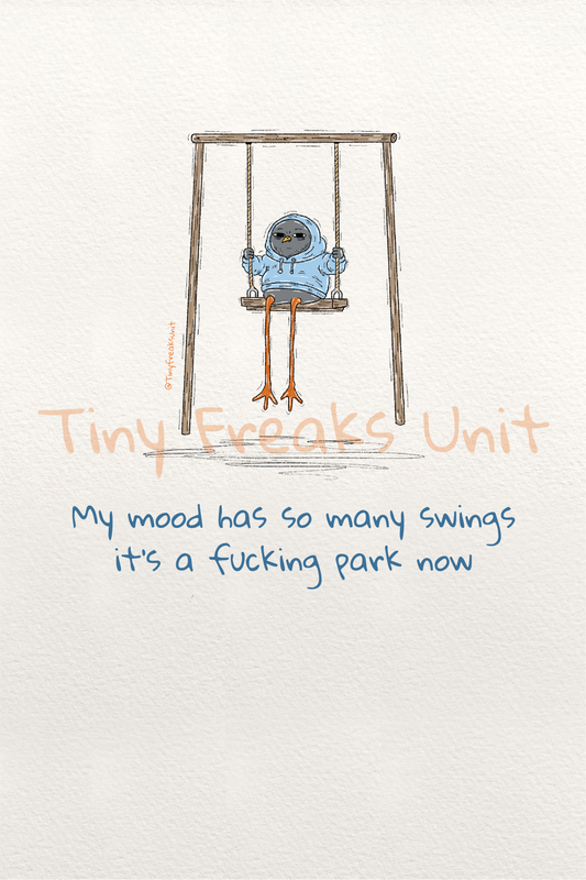 Why am I so moody? Original Print