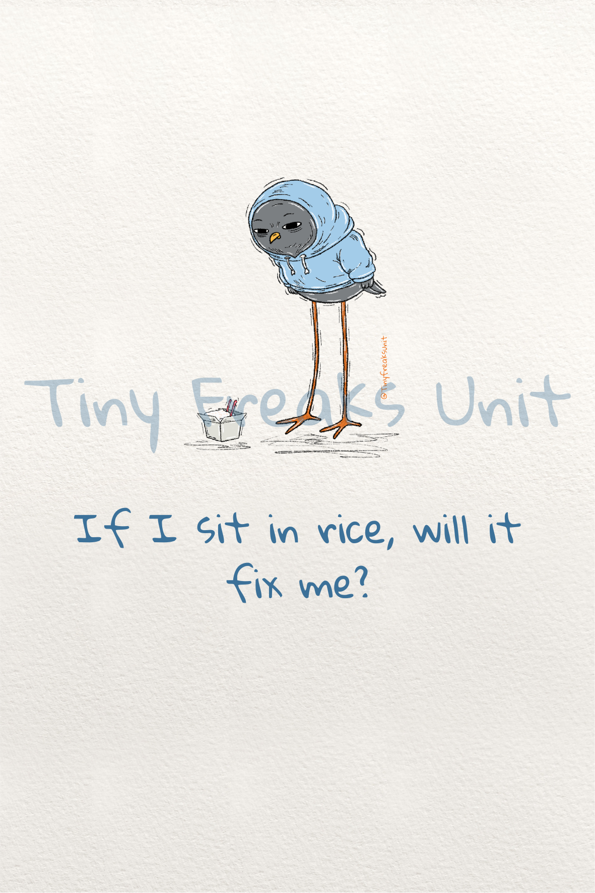 Will Rice Fix Me? Original Print