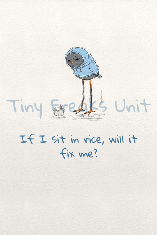 Will Rice Fix Me? Original Print