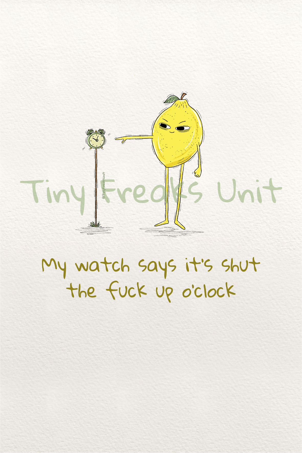 What Time Is It? Original Print